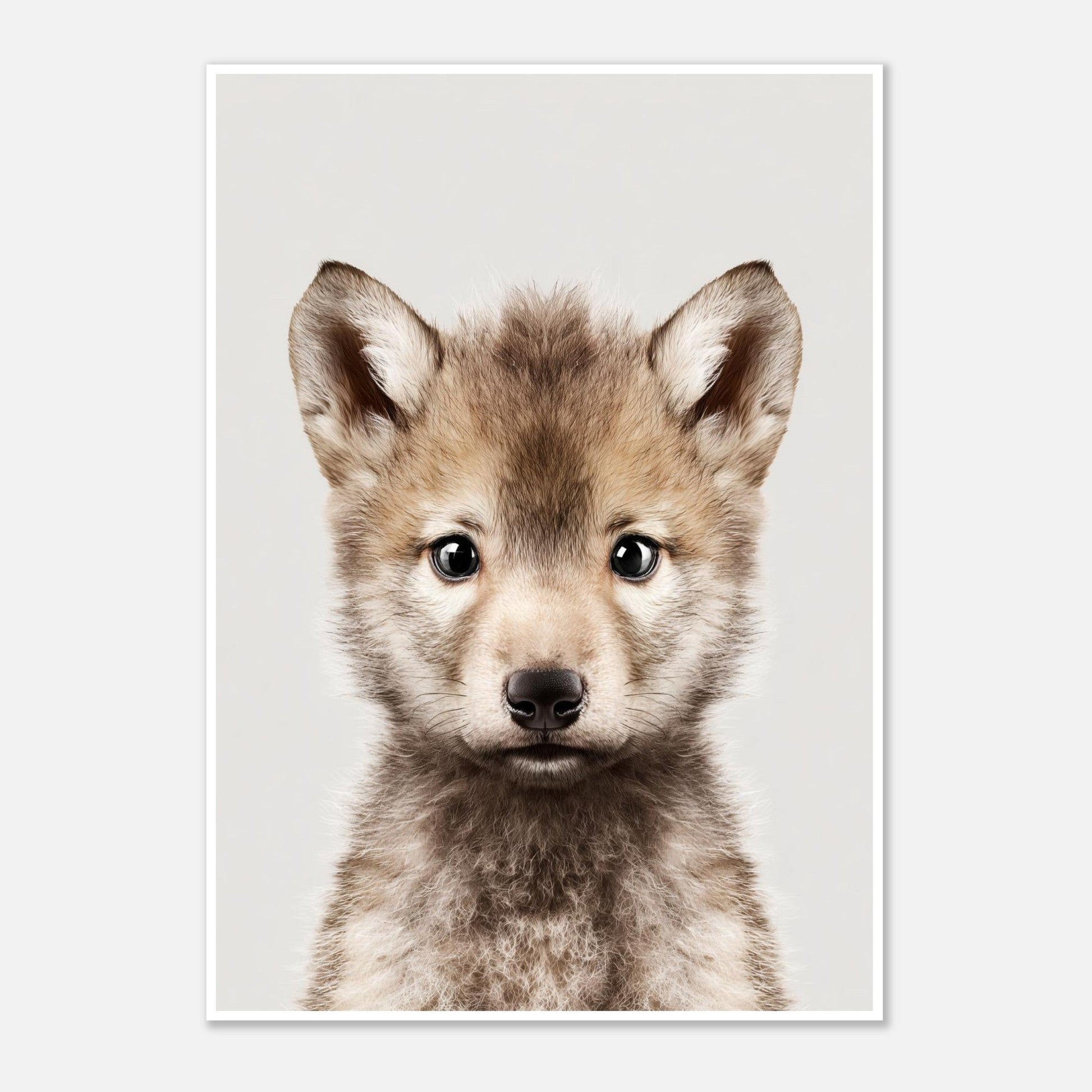 Wolf portrait poster - Sillystroke