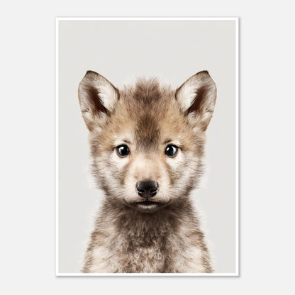 Wolf portrait poster - Sillystroke