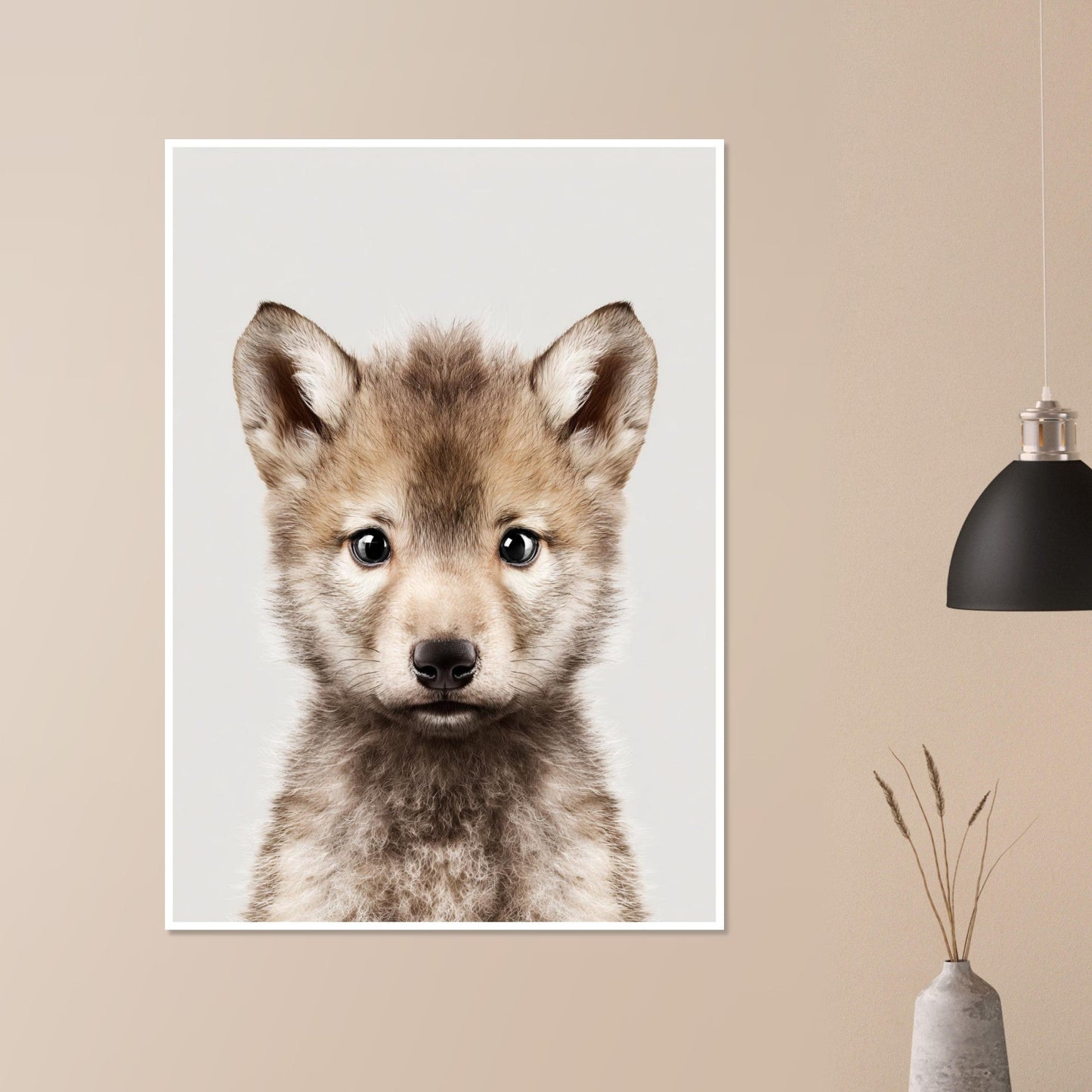 Wolf portrait poster - Sillystroke