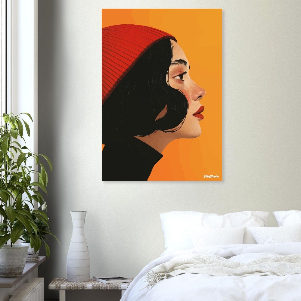 Woman profile poster - Sillystroke