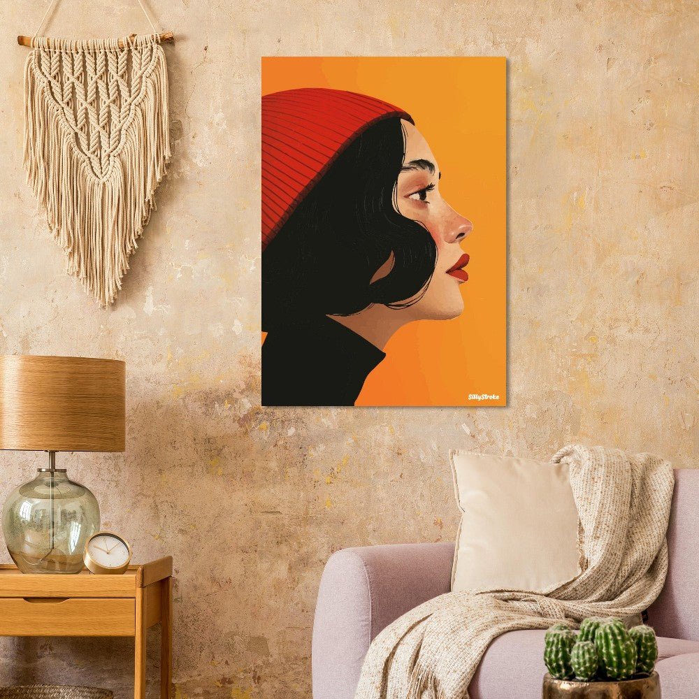 Woman profile poster - Sillystroke