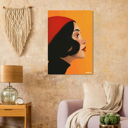 Woman profile poster - Sillystroke