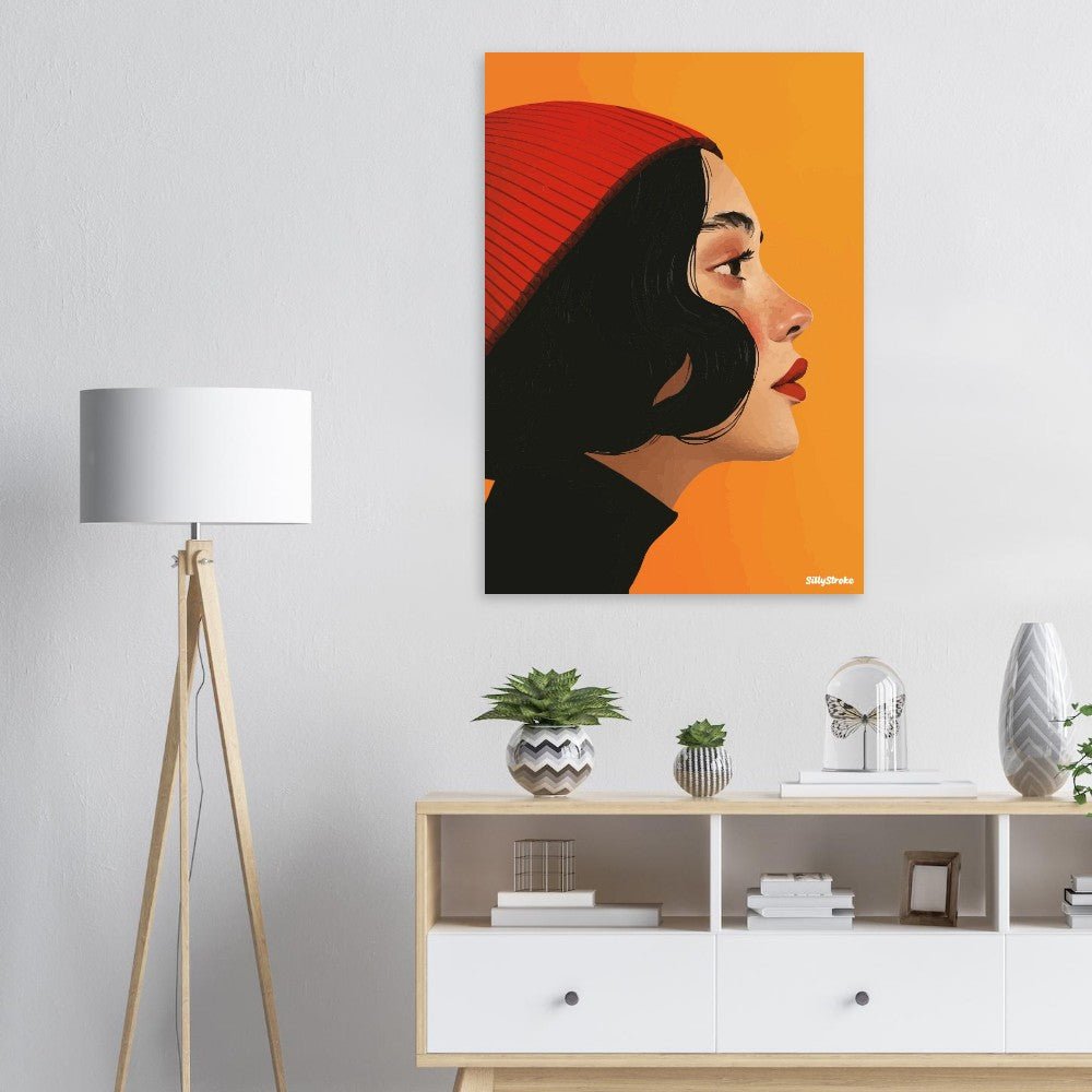 Woman profile poster - Sillystroke