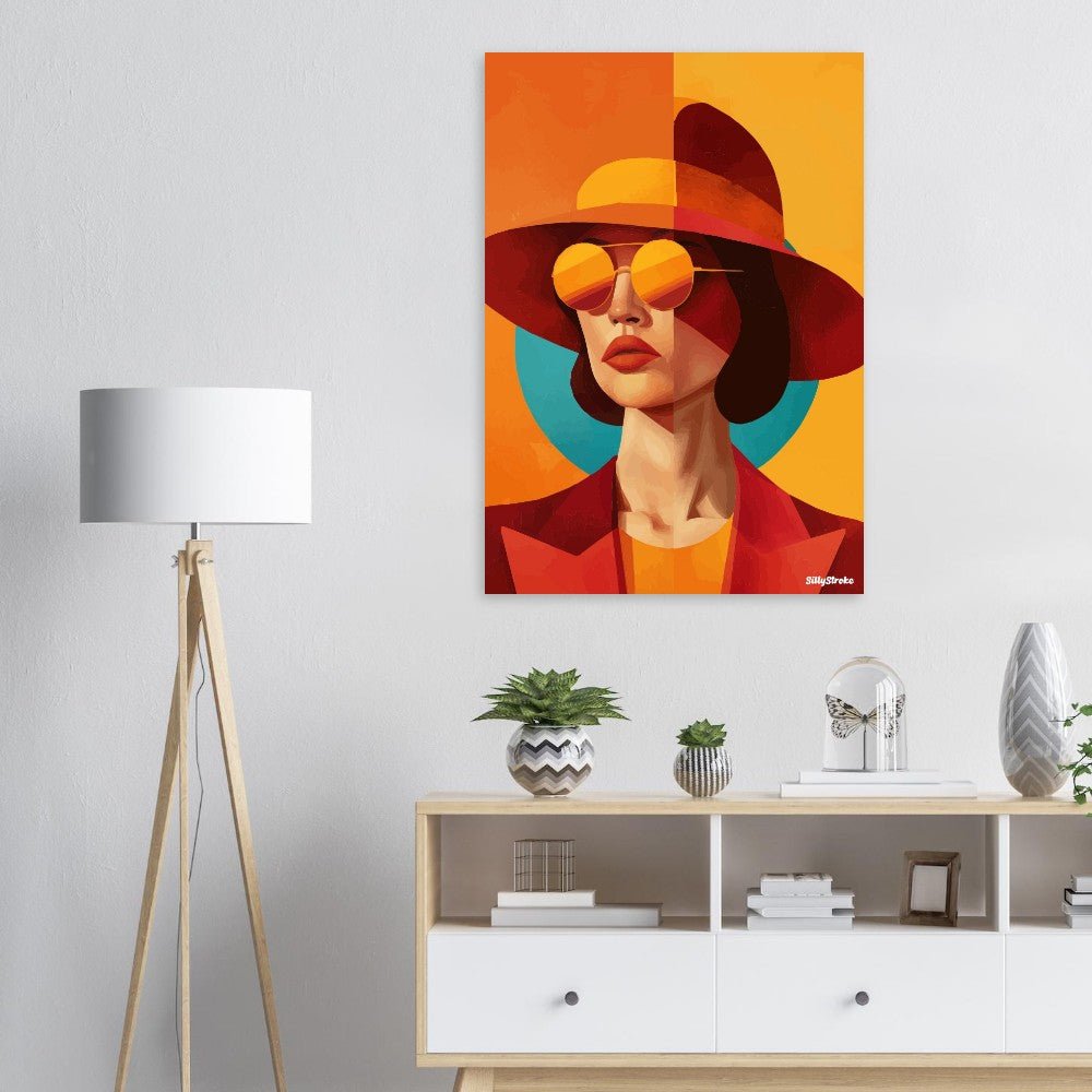 Woman stylish poster - Sillystroke