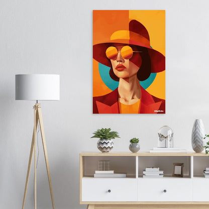 Woman stylish poster - Sillystroke