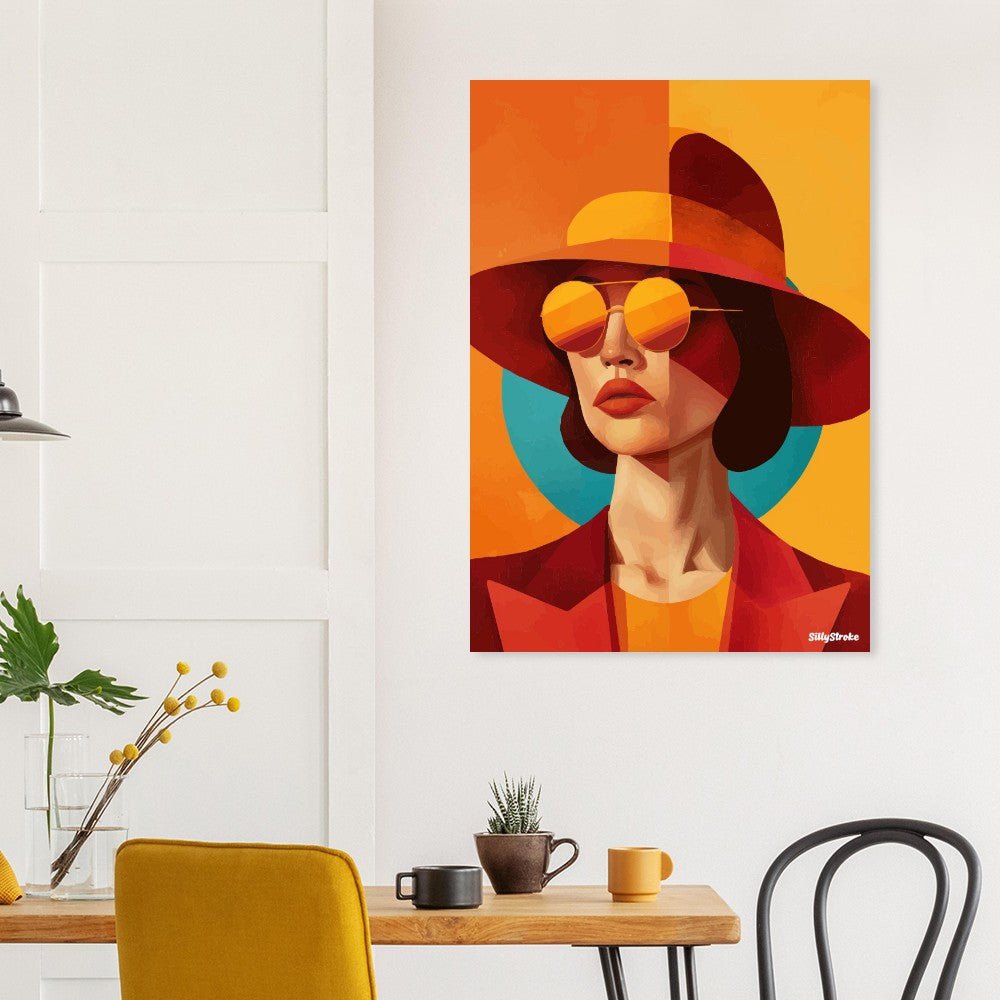 Woman stylish poster - Sillystroke