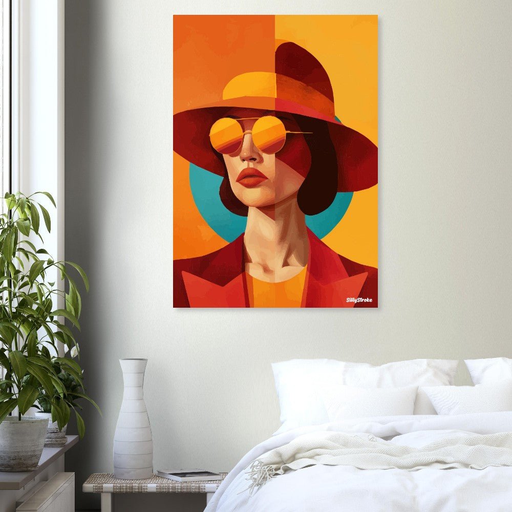 Woman stylish poster - Sillystroke