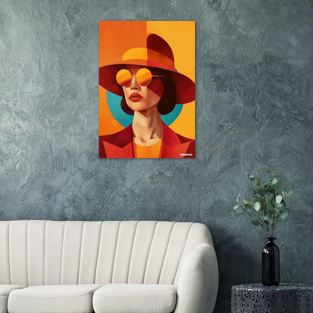 Woman stylish poster - Sillystroke